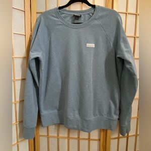 Patagonia Women’s Crewneck Sweatshirt in Light Blue-Grey size Large